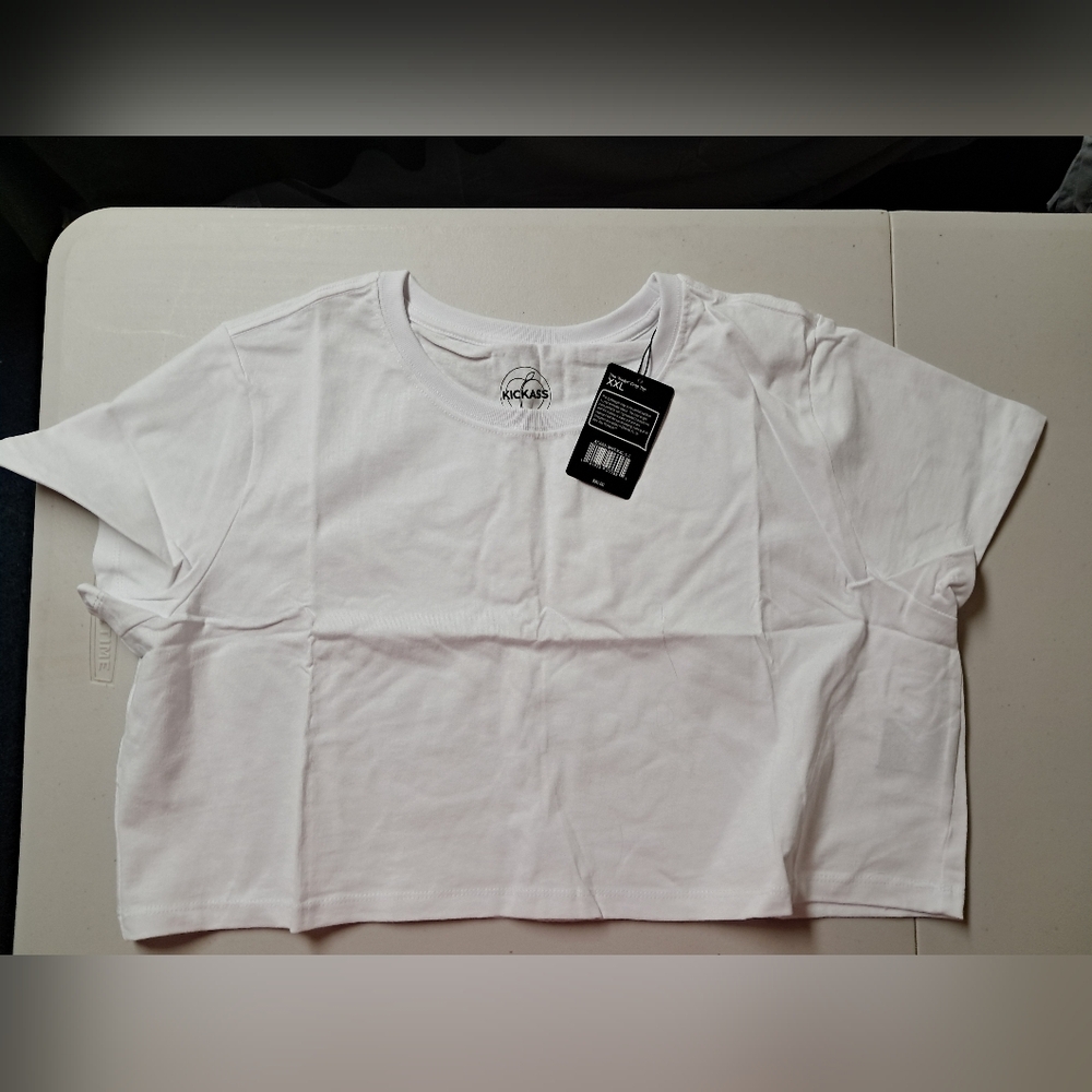 White Crop Top